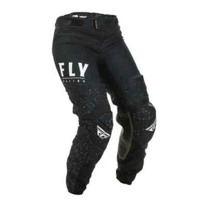 Pantalones juveniles FLY Racing Lite negros blancos motocross MX MTB BMX todoterreno - Imagen 1 de 6