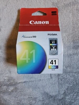 Genuine Canon OEM CL-41 Tri-Color Ink Cartridge - New & Sealed - Image 1 of 4