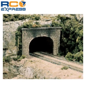 Woodland Scenics N Double Tunnel Portal Cut Stone 2 WOOC1157 - Picture 1 of 1