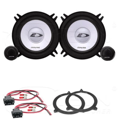 ALPINE LAUTSPRECHER für BMW 3ER E46 1998-2007 Front Vorn Tür 2-Wege 250W #AA85 - Bild 1 von 3