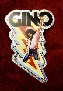 GINO TIME Boston Celtics Vinyl GLITTER-DECAL/STICKER 3.5X2.5”NBA NICE! Vannelli - Picture 1 of 2
