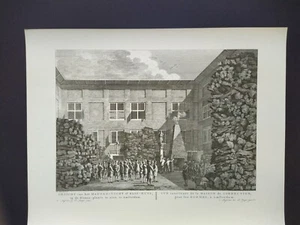 Ets Amsterdam Gezicht van het Mannen-Tucht of Rasp-Huys, reproductie 35 x 46 cm - Picture 1 of 1