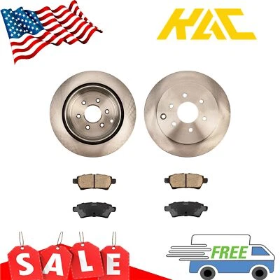 Задние дисковые диски и тормозные колодки для Nissan Pathfinder 2005-2012 годов выпуска - Изображение 1 из 4