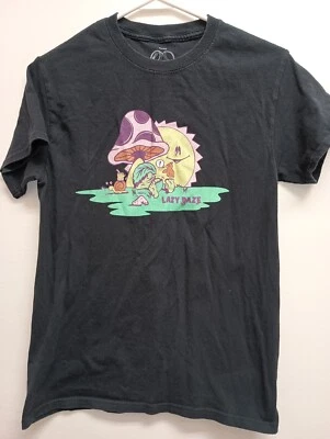12 Oz. Soda Lazy Daze Men's Small Black Short Sleeve T-Shirt. - Image 1 of 3