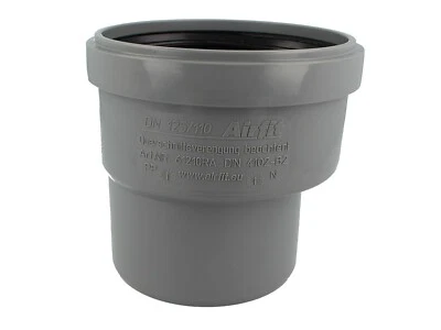 AIRFIT GMBH & CO. KG Adaptador/manguito reductor Airfit HT - Tubo de transición I/A DN 125/110 - excéntrico