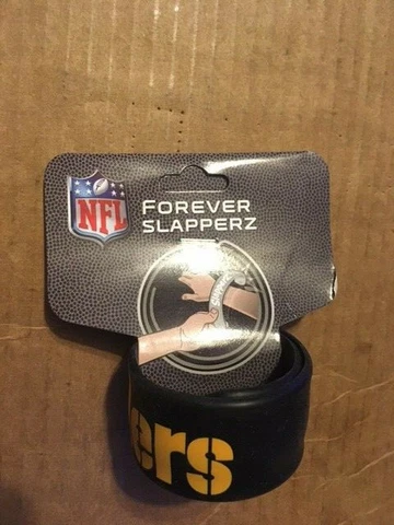 NEW/SEALED NFL FOREVER SLAPPERZ - PITTSBURGH STEELERS - WRISTBAND/BRACELET Cover