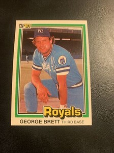 B40 1981 Donruss￼￼ #100 George Brett Kansas City Royals￼