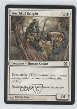 2007 Magic: The Gathering - Core Set: 10th Edition Youthful Knight #62 1b3