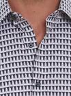 Robert Graham Cool Minaret Checks Effect Mens Cotton Casual Xl Shirt Brand New