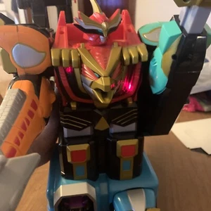 Power Rangers Wild Force Deluxe Isis Icarus Command Megazord funktionstüchtig - Bild 1 von 15