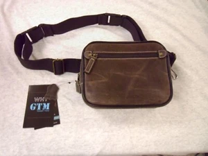 Cartera de transporte oculta de cuero marrón (cm) - Imagen 1 de 3