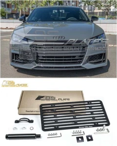 EOS Plate For 16-Up Audi TT Full Sized Front Bumper Tow Hook License Bracket - Foto 1 di 12
