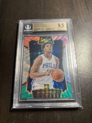 Jahlil Okafor SELECT PRIZMS TRICOLOR BECKETT 9,5 GEMA COMO NUEVA NBA 2016 T12-55 Foto 1 de 2