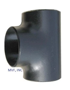 1/2" Schedule 40 (STD) Tee Butt-Weld A234-WPB Carbon Steel Pipe Fitting B030401 - Picture 1 of 4