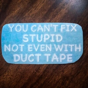 Cant fix stupid vinyl decal - Picture 1 of 2