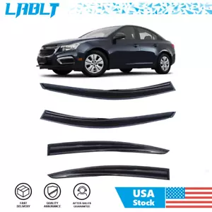 LABLT Window Visors Rain Guards Side Window Deflectors For 2011-2015 Chevy Cruze - Picture 1 of 10