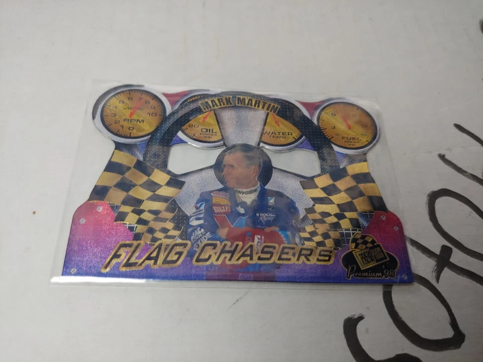 1998 press pass premium mark martin flag chasers #FC4 - Image 1 of 1