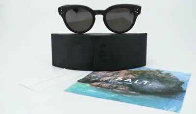 Salt Sunglasses Model Lorna MDG 50-23 142 Polarized Black Massive Acetate - Image 1 of 4