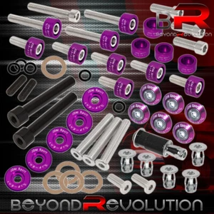 For Honda D-Series Manifold Header/Cam Cap/M6 Fender/Valve Washers Kit Purple - Picture 1 of 5