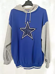 Vintage Starter NFL Dallas Cowboys Pullover Hoodie Sweatshirt - Size XL - Picture 1 of 6