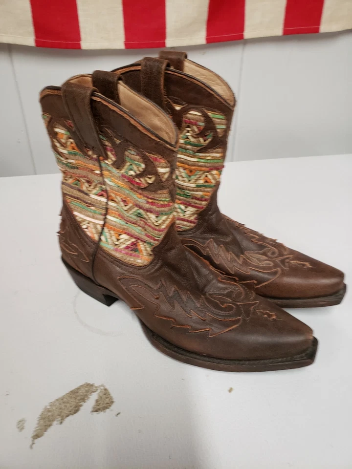 Botas cortas mujer. Talla 6,5 Stetson. Cuero Foto 1 de 4