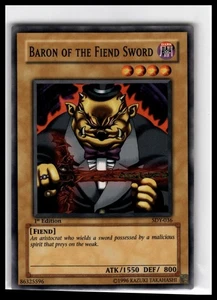 1st Edition Starter Deck: Yugi #SDY-036 Baron of the Fiend Sword - Picture 1 of 2