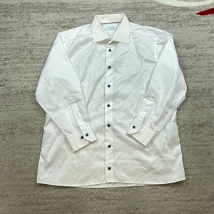 ETON Button Up Shirt 17 White Dress 43 Preppy Formal Outdoors Preppy Dress Mens - Bild 1 von 12