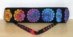 Estuche de algodón indio colchoneta bolsas étnicas hechas a mano hombro yoga mandala bolso - Imagen 1 de 5