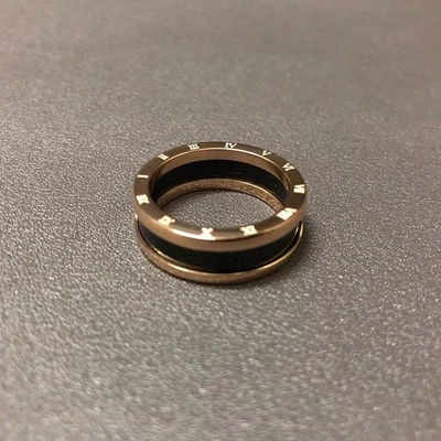 Moda Anillo Acero Inoxidable Mujeres Hombres Pareja Hecho en Casa Joyería Romana Regalo 5-10 Foto 1 de 4