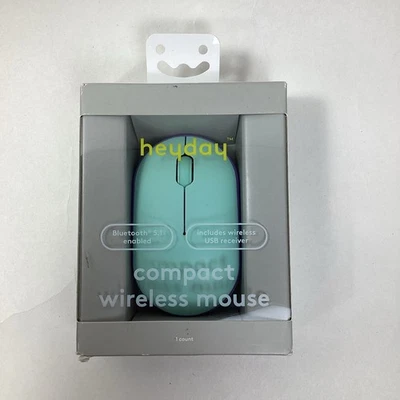 Heyday Compact Wireless Mouse Spring Teal Easy To Carry With You - Image 1 of 4
