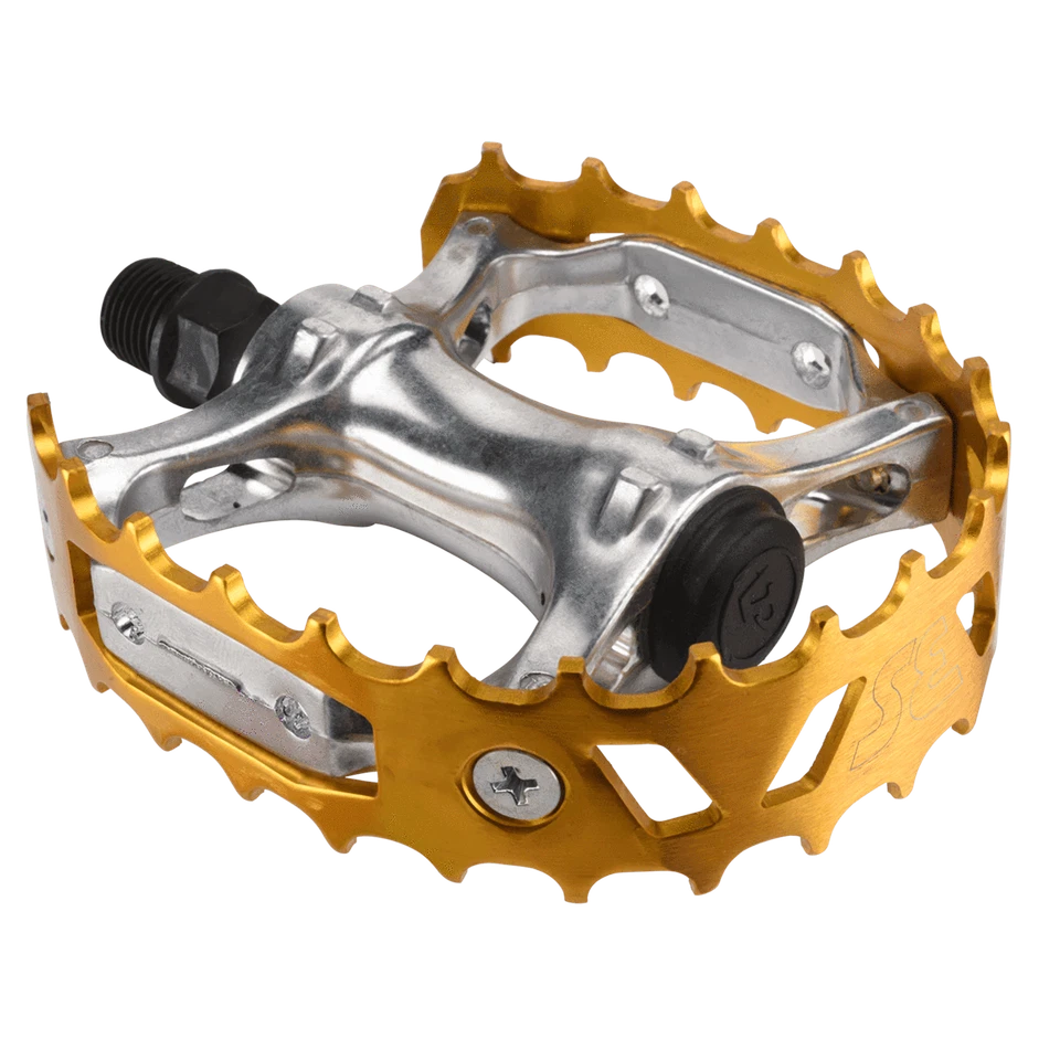 Pedales de aleación SE Racing VP-747 3ª generación Bear Trap XC-II BMX - 9/16" - DORADO Foto 1 de 1
