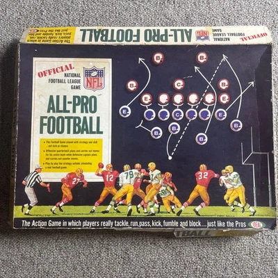 Juego oficial de fútbol americano All-Pro de la NFL, 1967 Ideal Toy Corp NFL Properties Inc  Foto 1 de 4