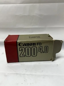 [MINT in Box] Canon New FD NFD 200mm F4 Telephoto MF Lens for A-1 F-1 AE-1 JAPAN - Picture 1 of 10