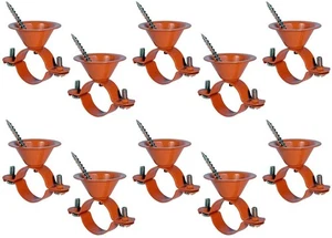 ICF-DQ12-10 Bell Hanger; Copper Coated Steel; for 1/2'' Pipe (10PK) - Picture 1 of 9