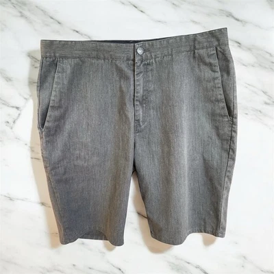 Volcom Men's Frickin Modern Stretch Shorts Sz 34 Flat Front Gray Casual Bottoms - Image 1 of 4