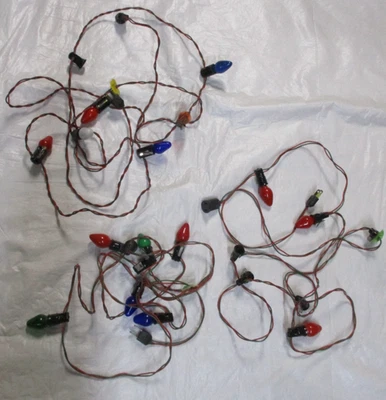 3 Strings of Vintage Noma Christmas Lights - Indoor use - Image 1 of 4