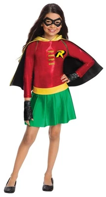 Disfraz de Rubíes Niños DC Comics Robin Vestido Disfraz, Mediano, Multicolor Foto 1 de 3