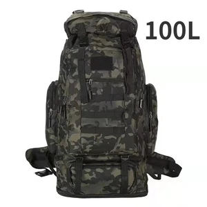 100l Camouflage Rucksack Freizeitrucksack Wanderrucksack Tasche Alltag Reise - Bild 1 von 7