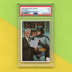 Original 1966 Topps Batman Bat Laffs Trading Card #31 PSA 5 - Picture 1 of 3