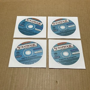 Broderbund Creating Keepsakes Scrapbooking Designer PC Software CD 4 Disks - Picture 1 of 6