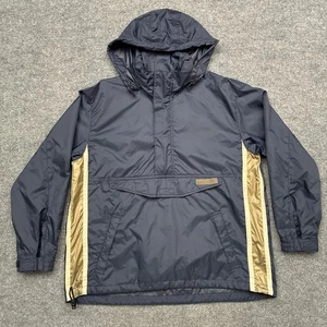 Vintage Polo Sport Ralph Lauren Jacket Men Medium Navy Blue Windbreaker Anorak - Picture 1 of 13