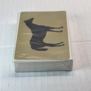Vintage Horse Silhouette Playing Cards Deck – Mid Century Modern Design Sealed - Picture 1 of 5