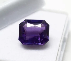 8.50 CT Mesmerizing Natural Purple Amethyst Radiant Cut Loose Gemstone - Picture 1 of 9