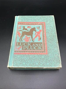 Luck and Pluck by DC Heath & Co, Vintage Hardcover Book, 2nd Edition - Foto 1 di 6