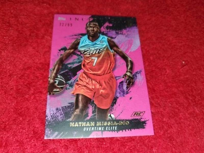 2022 TOPPS INCEPTION OVERTIME OTE #64 NATHAN MISSIA DIO RC PINK 72/99 - Image 1 of 2