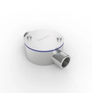 Electrix UK R20 Rohrdurchgangsdose 20 mm Gewinde Naben 316 Edelstahl - Bild 1 von 2