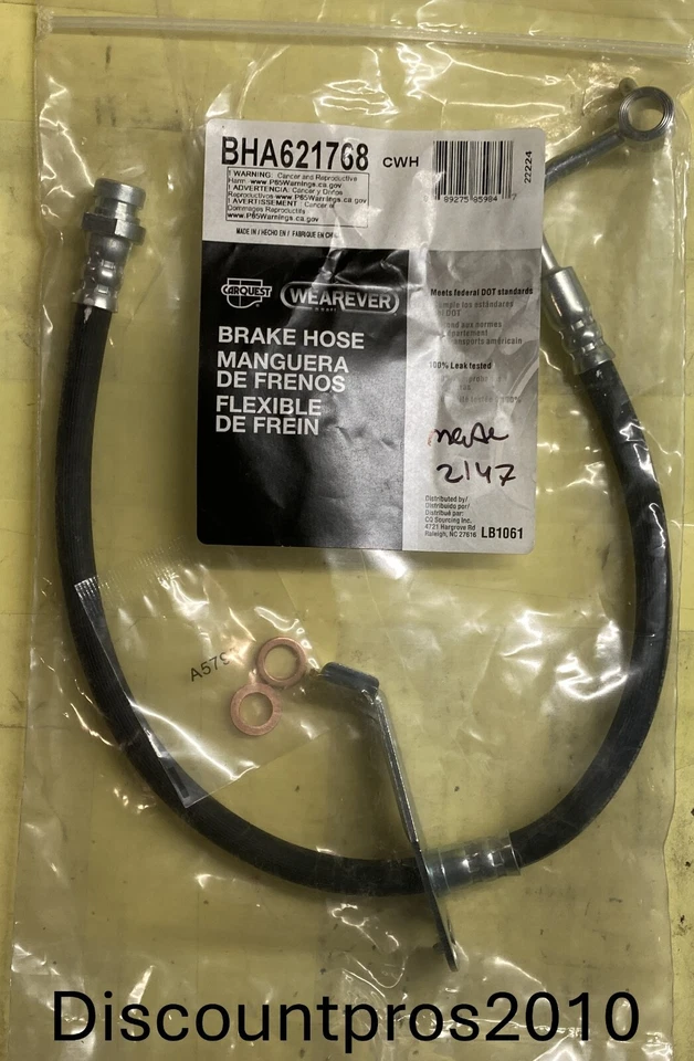 Mangueira hidráulica de freio dianteiro esquerdo Carquest BHA621768 Kia Optima 2011-2016 - Imagem 1 de 1