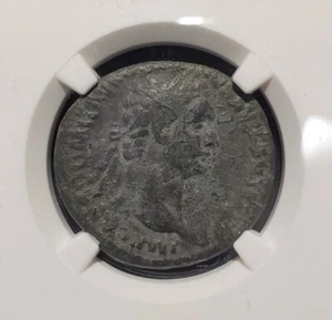 NGC AUTHENTICATED VG Æ As ROMAN EMPIRE DOMITIAN 81-96 c.e. nice  coin low price - Picture 1 of 4