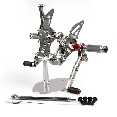 Full Rearsets Foot pegs Rear set For SUZUKI GSR750 GSXS750 GSX-S750 11-16 Gy AV - Изображение 1 из 4