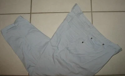 CHEROKEE  - SIZE 14 -  CROPPED - COTTON STRETCH  LIGHT BLUE - COLORED  JEANS  - Image 1 of 4